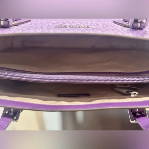 NWT Michael Kors Voyager Large Color-Block Signature Logo Tote Bag - Picture 6 of 10